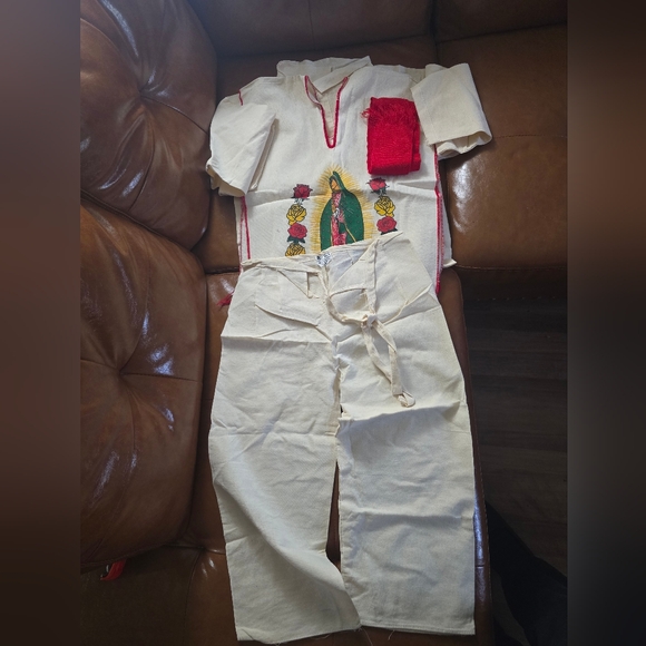 Boys Traditional Mexican Outfit. TRAJE DE SAN JUAN DIEGO TALL 8 - Picture 2 of 9